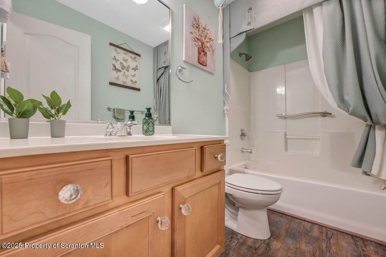 106 Brookview Lane Greentown, PA 18426 - Photo 41 of 59 a bathroom with a sink a toilet and shower