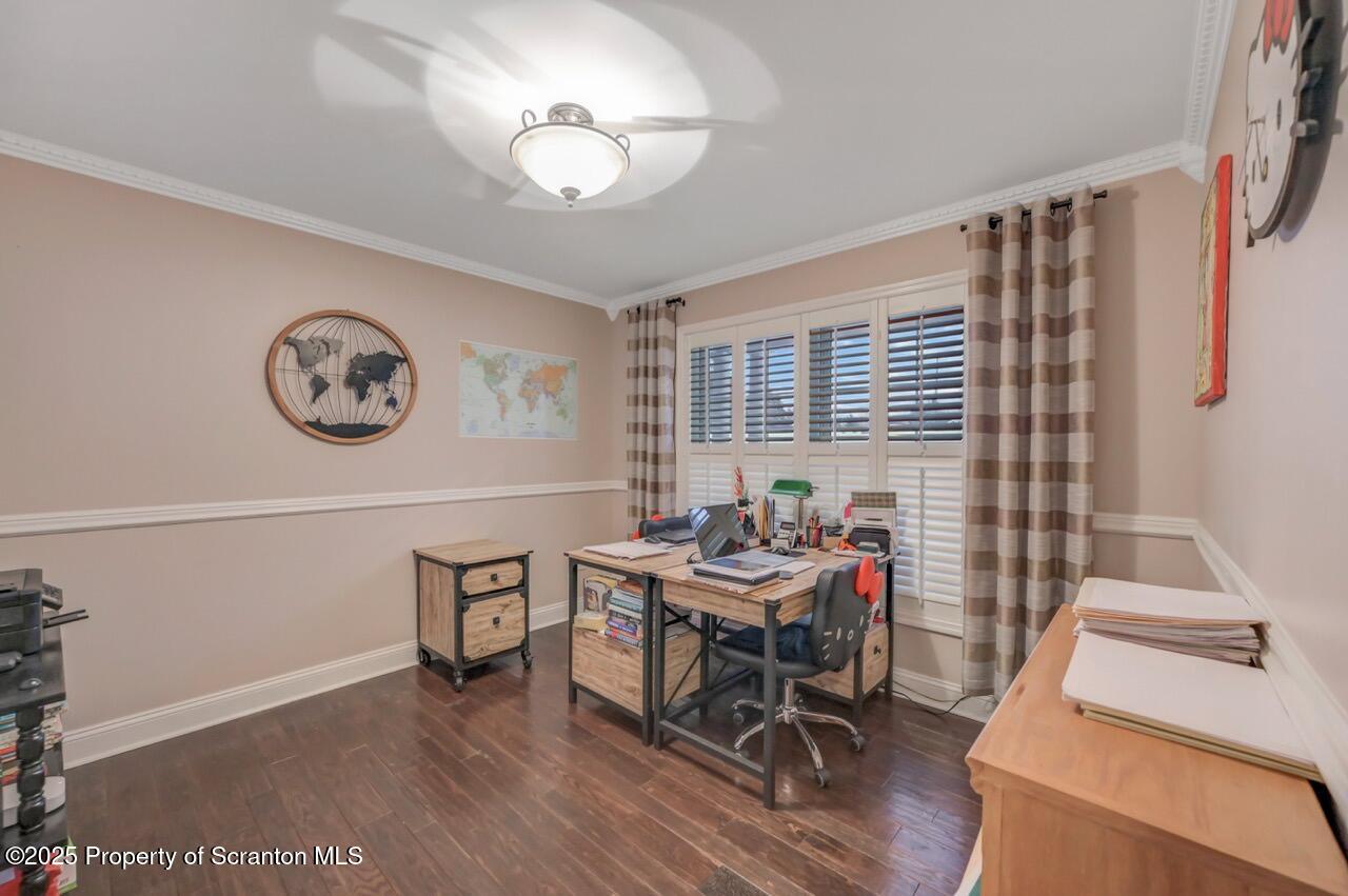 106 Brookview Lane Greentown, PA 18426 - Photo 44 of 59 a view of a dining room with furniture window and wooden floor