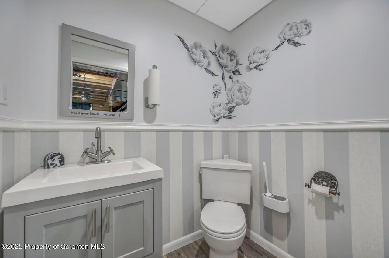 106 Brookview Lane Greentown, PA 18426 - Photo 49 of 59 a bathroom with a sink vanity mirror and toilet