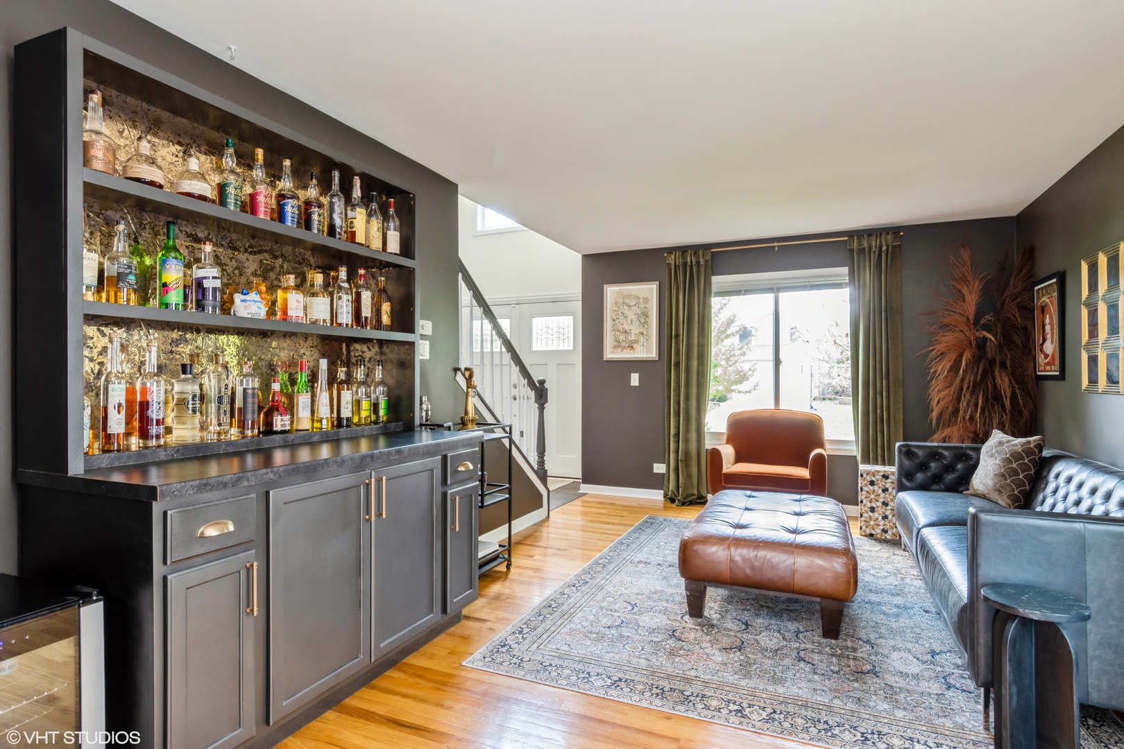 1449 Mesa Drive Bolingbrook, IL 60490 - Photo 5 of 34 a living room with furniture and a book shelf