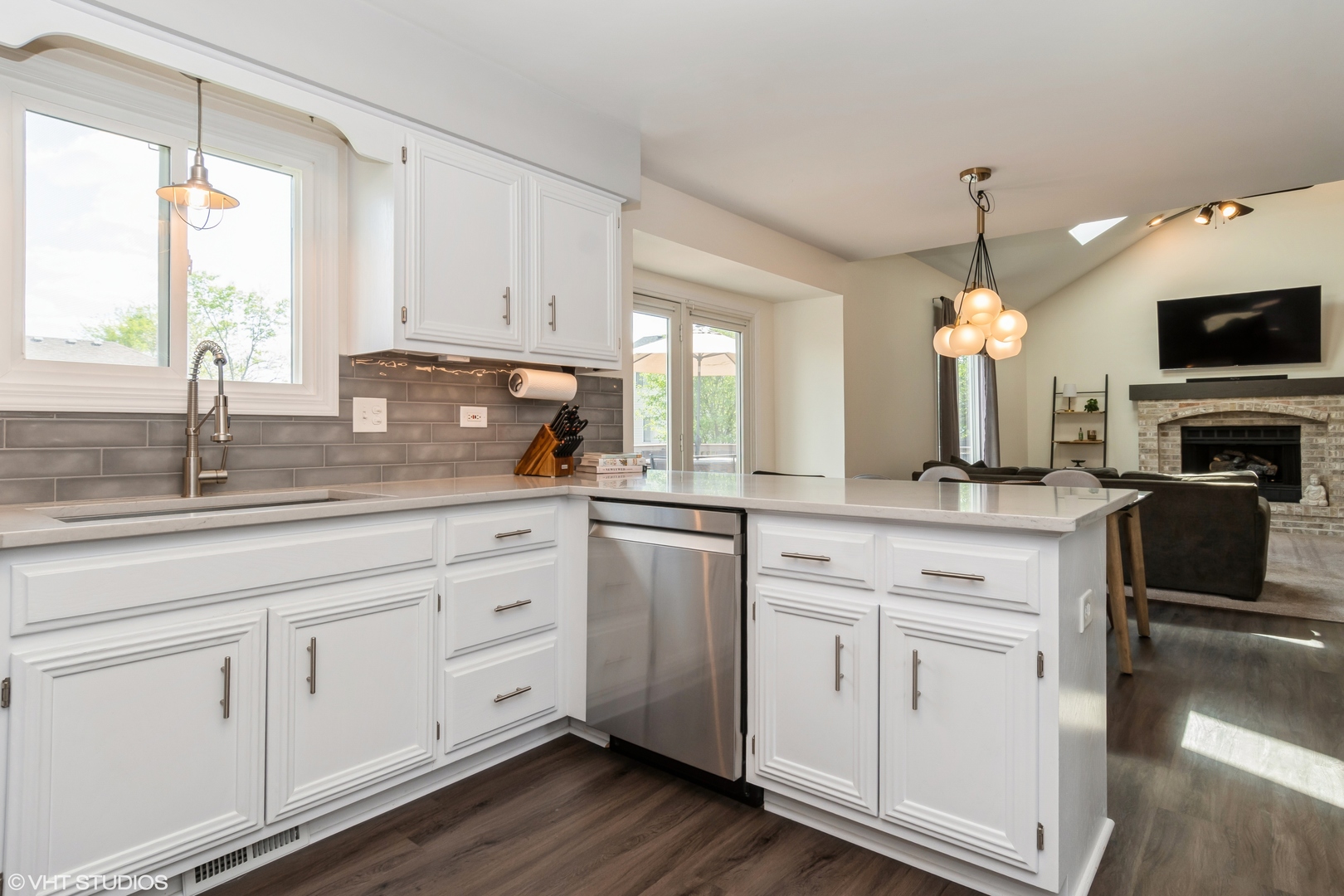 1449 Mesa Drive Bolingbrook, IL 60490 - Photo 9 of 34 a kitchen with white cabinets and sink