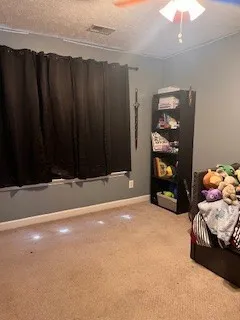 a view of livingroom with furniture and closet