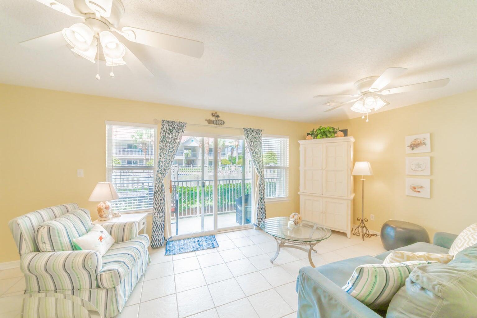 82 Sugar Sand Lane, Unit C3 Santa Rosa Beach, FL 32459 - Photo 6 of 16 a living room with furniture and a large window