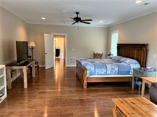 1202 Terrace Drive Salem, VA 24153 - Photo 33 of 44 a bedroom with furniture and a wooden floor