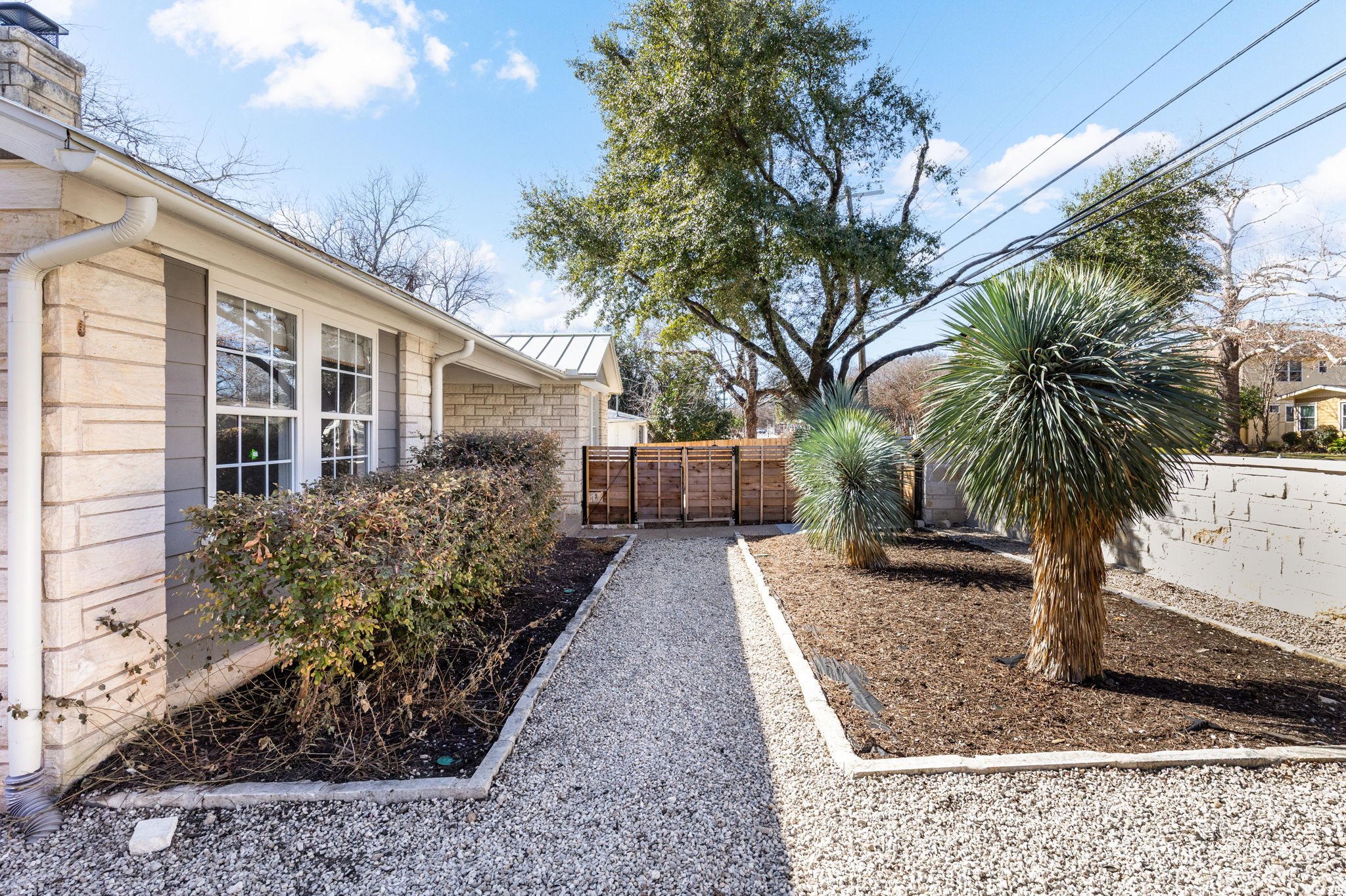 4517 Bull Creek Road Austin, TX 78731 - Photo 2 of 35 a view of a backyard with plants