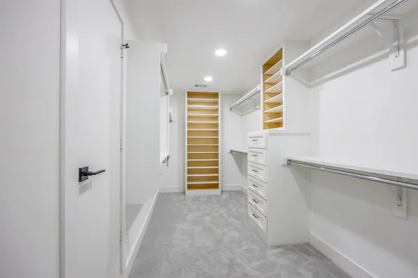 a view of walk in closet