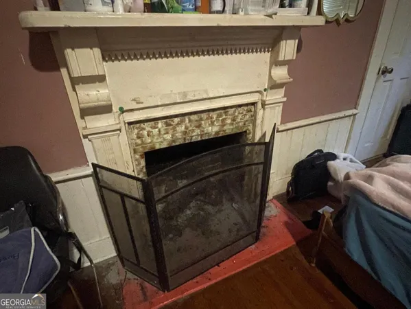 a close view of shoes and a stove