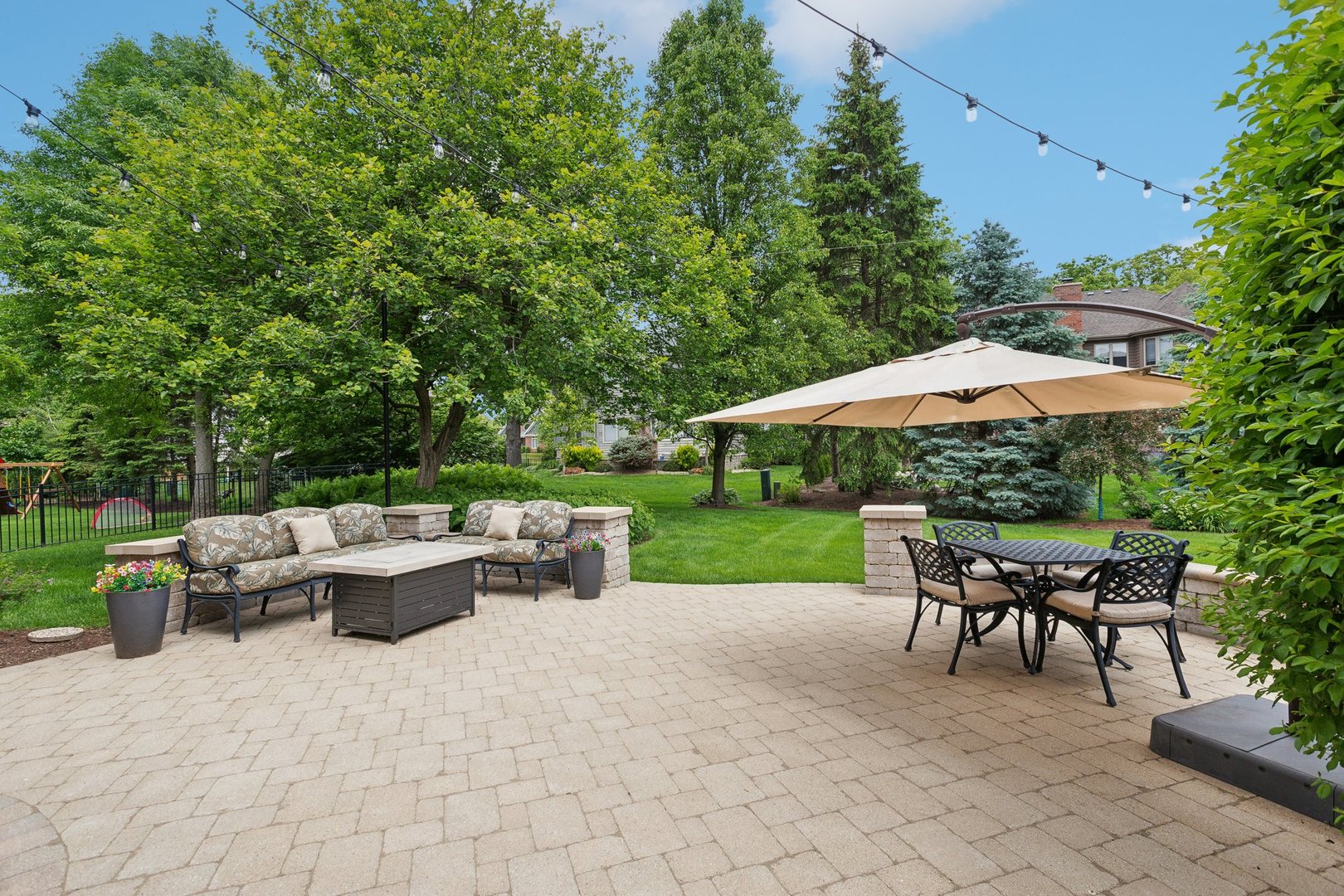 2156 Red Maple Lane Aurora, IL 60502 - Photo 55 of 57 a view of backyard with patio a patio and outdoor seating