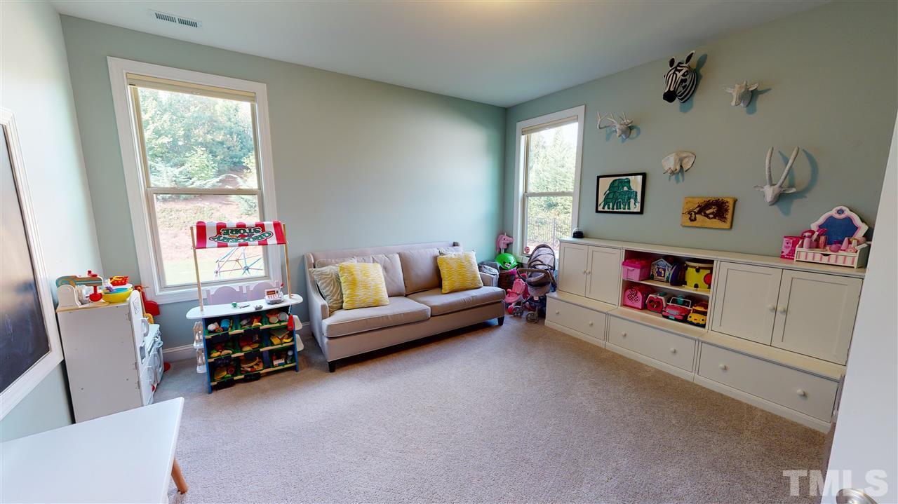 3116 Umstead View Drive Raleigh, NC 27607 - Photo 17 of 30 Downstairs second office option or a playroom with french doors to enclose the space!