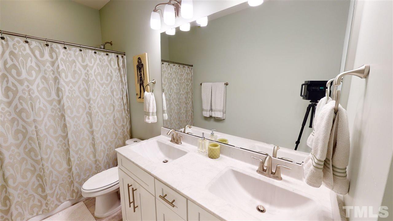 3116 Umstead View Drive Raleigh, NC 27607 - Photo 23 of 30 Gorgeous upstairs bathroom with two sinks!