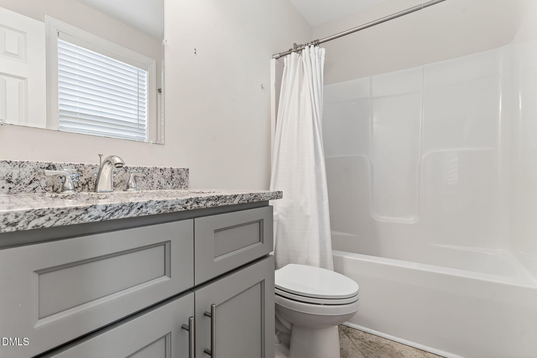 27 Duchess Court Angier, NC 27501 - Photo 32 of 50 a bathroom with a granite countertop sink toilet and shower