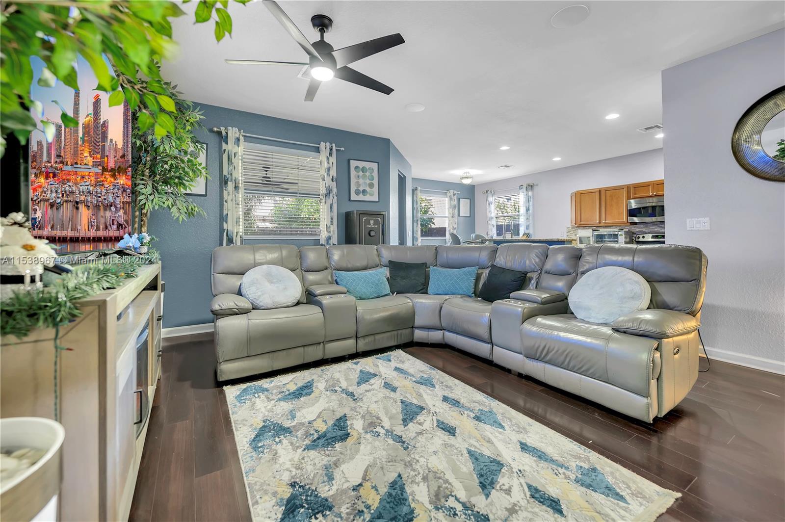 24084 Southwest 113th Path Homestead, FL 33032 - Photo 13 of 37 a living room with furniture and a large window
