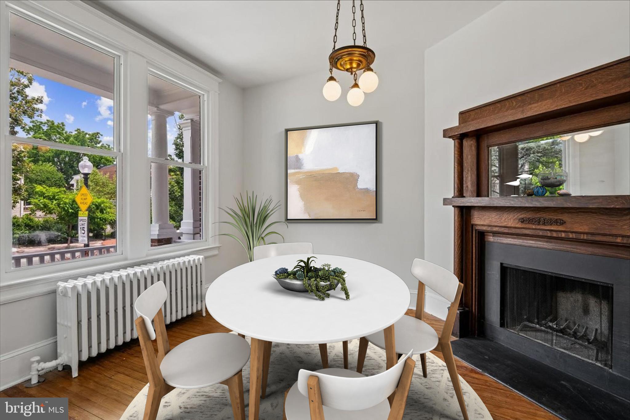 1105 G Street Southeast Washington, DC 20003 - Photo 12 of 51 Dining room, virtually staged