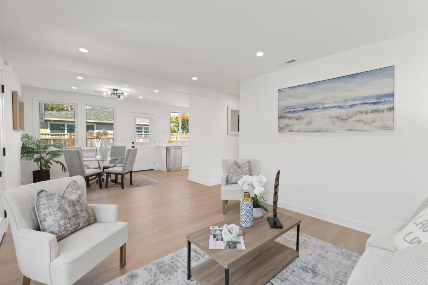 1384 Solano Drive Pacifica, CA 94044 - Photo 9 of 45 a living room with furniture and wooden floor
