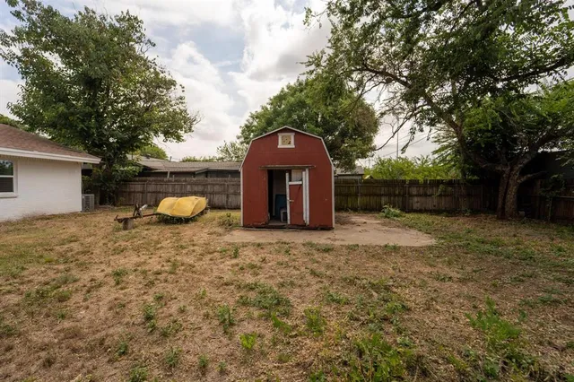 a view of a house with a patio