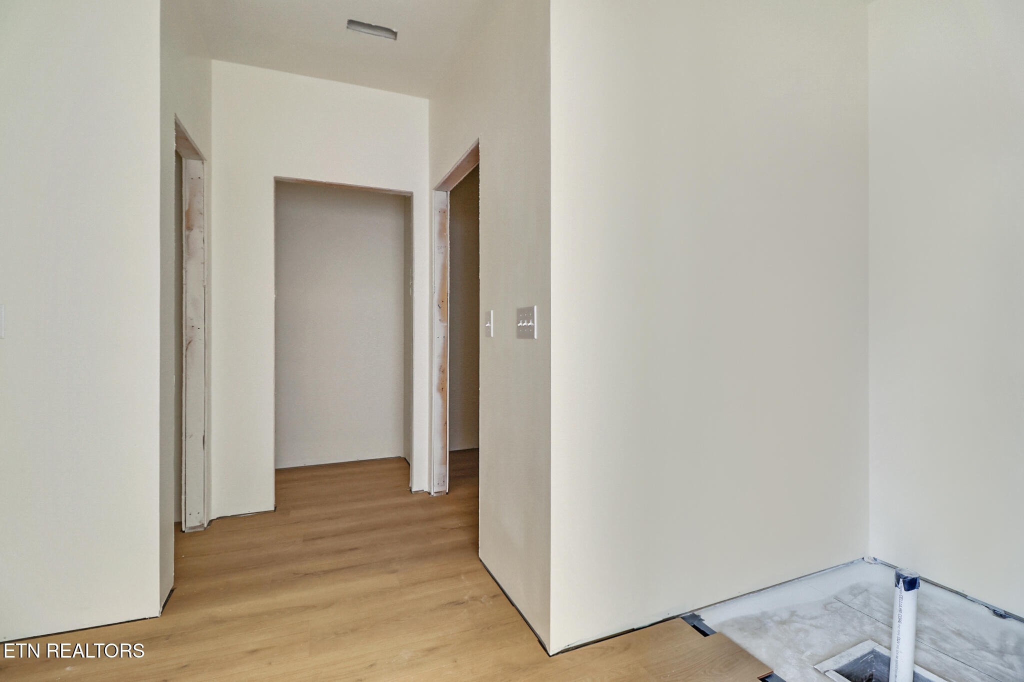 1468 Taylor Place Road Jamestown, TN 38556 - Photo 11 of 27 a view of a hallway to closet with wooden floor