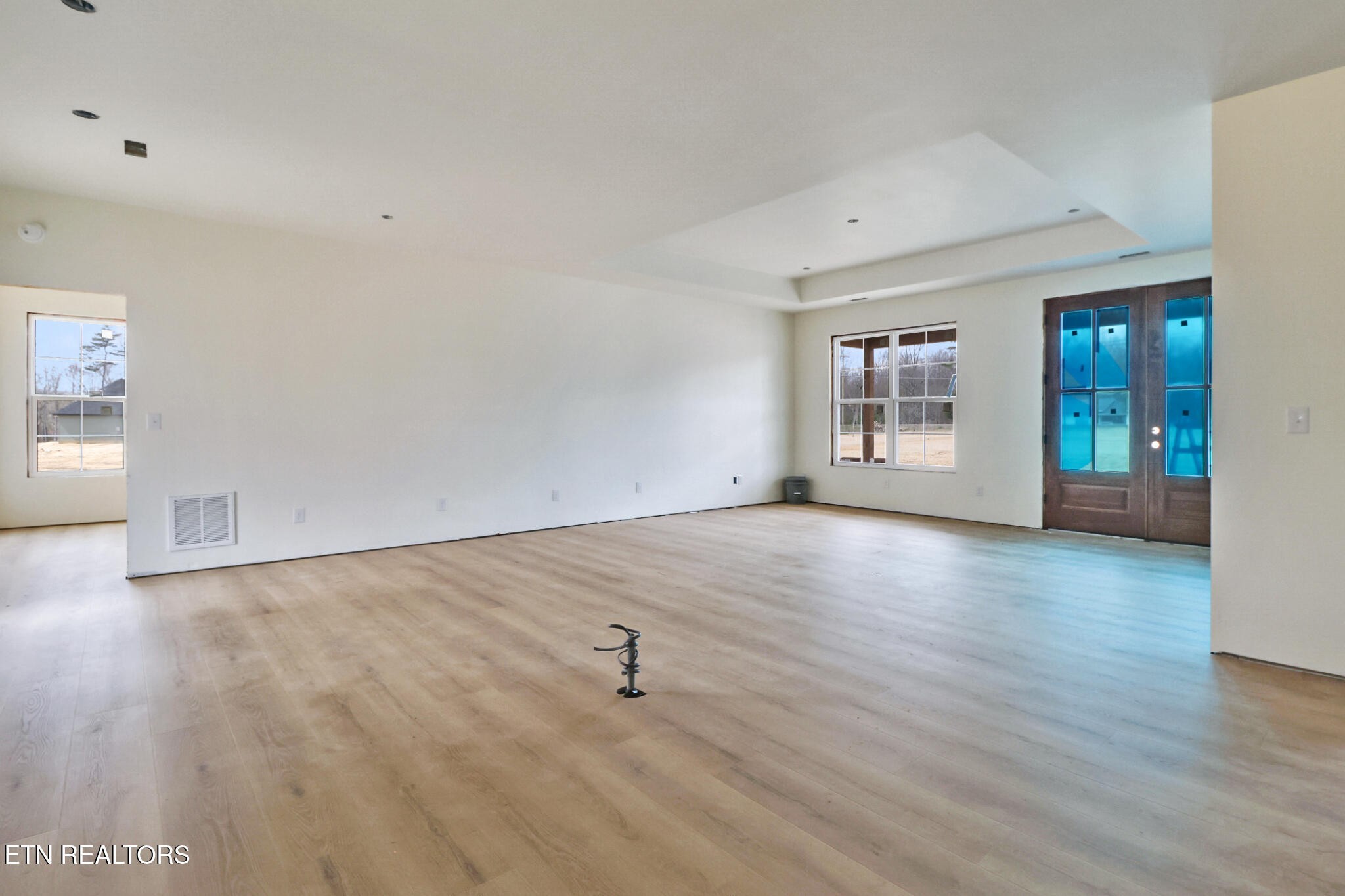 1468 Taylor Place Road Jamestown, TN 38556 - Photo 20 of 27 an empty room with wooden floor and windows