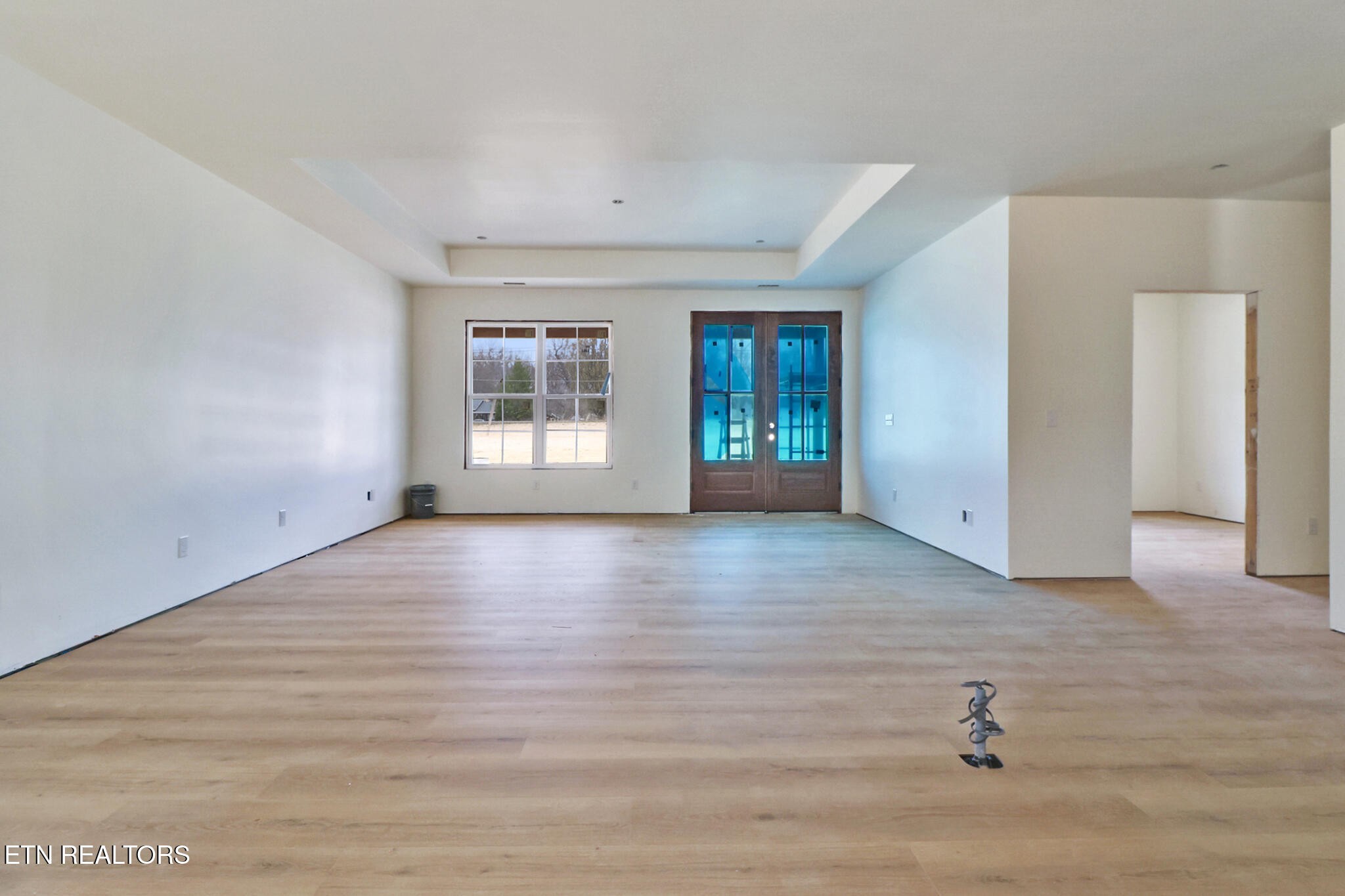 1468 Taylor Place Road Jamestown, TN 38556 - Photo 21 of 27 an empty room with wooden floor and windows