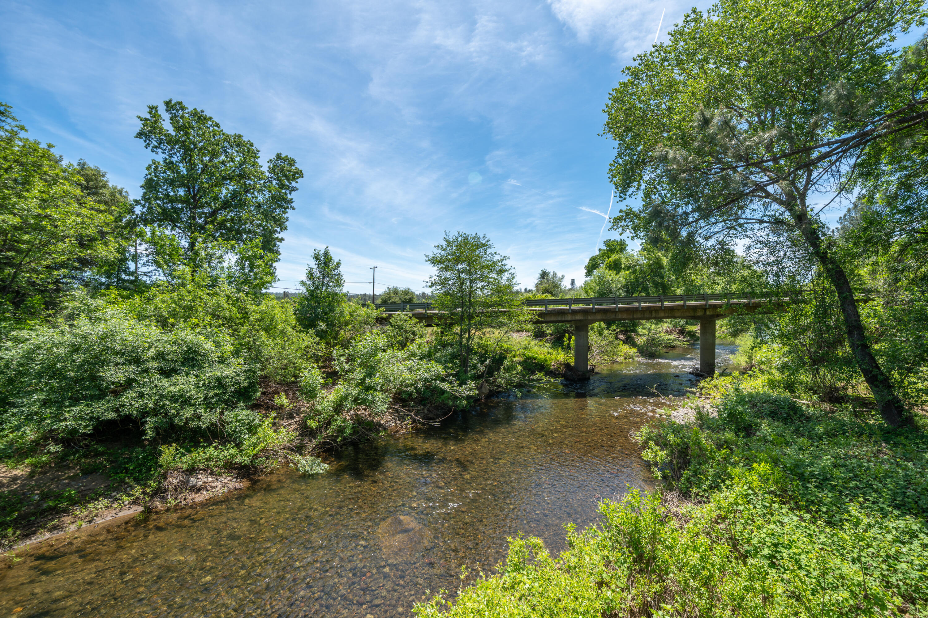 a view of a lake with a outdoor space