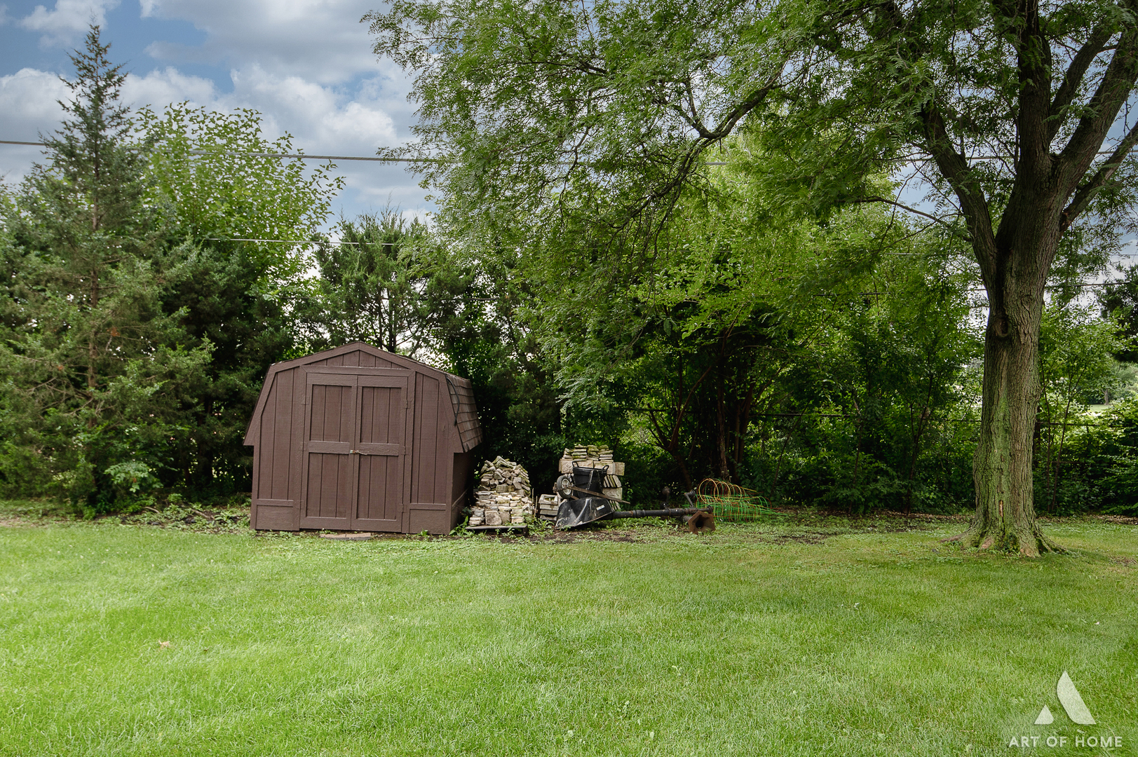 6N654 Harvey Road Medinah, IL 60172 - Photo 47 of 47 a view of a tiny house with backyard