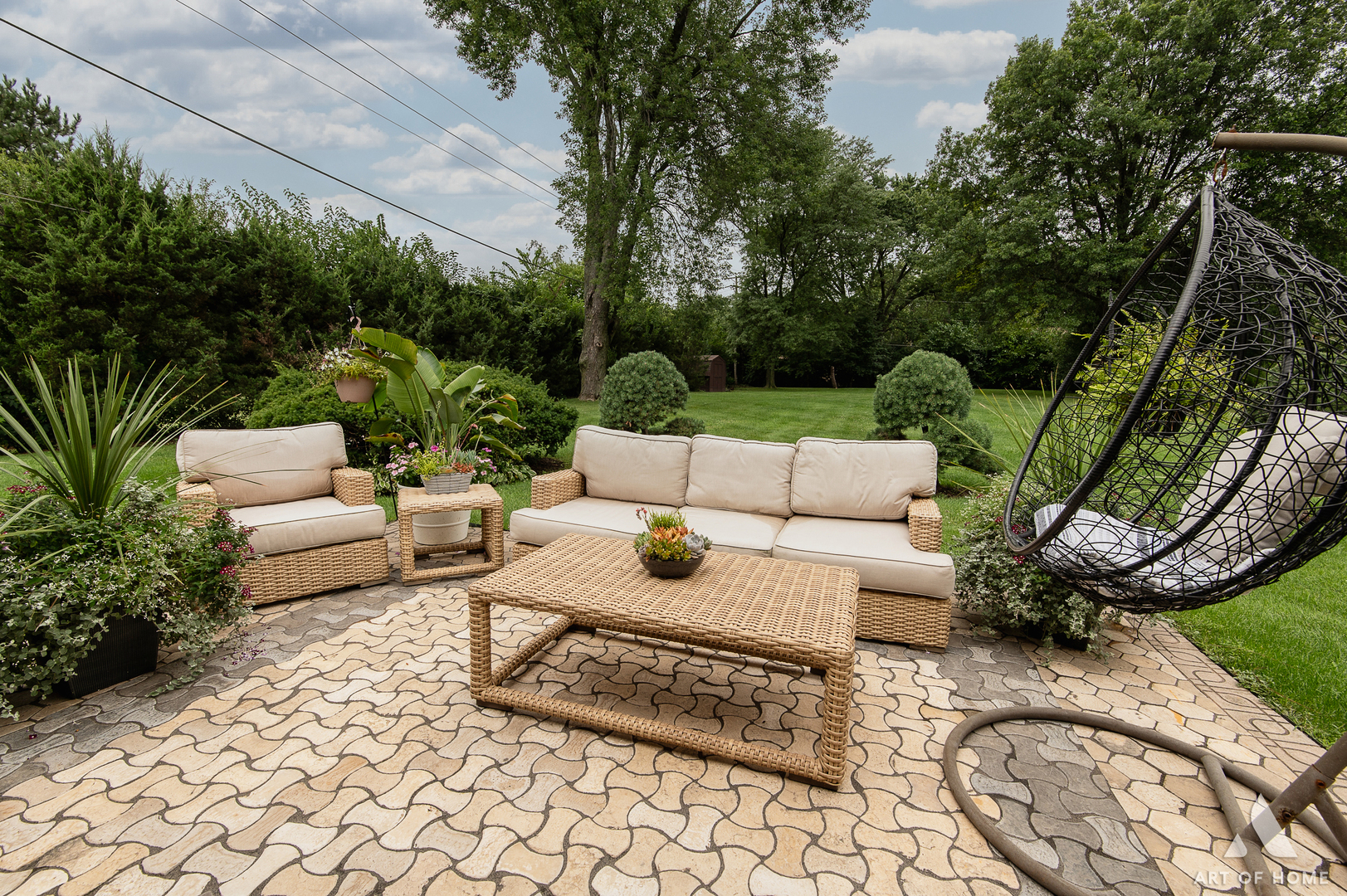 6N654 Harvey Road Medinah, IL 60172 - Photo 8 of 47 a view of swimming pool with couch and chairs