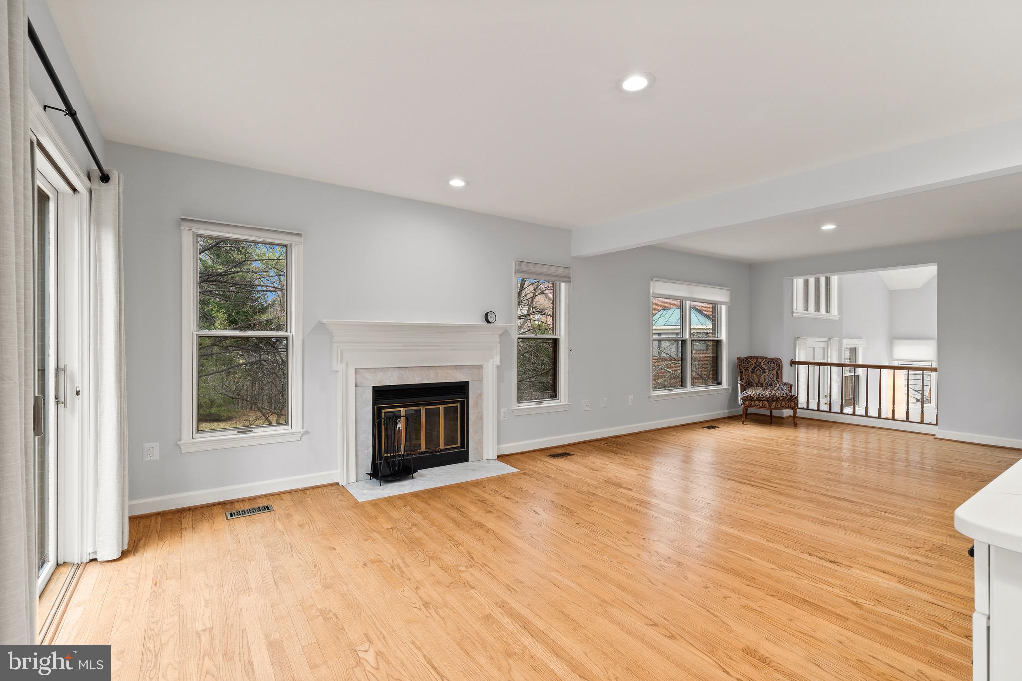 1474 Hampton Hill Circle McLean, VA 22101 - Photo 13 of 45 a view of an empty room with a window and fireplace