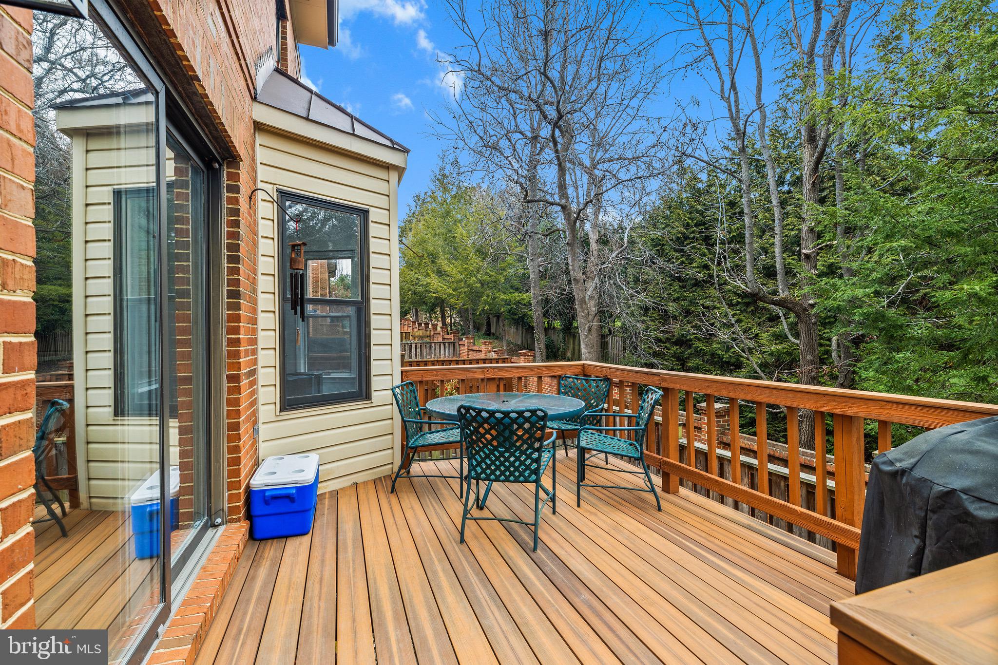 1474 Hampton Hill Circle McLean, VA 22101 - Photo 35 of 45 a balcony with wooden floor and furniture