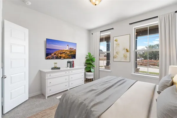 a view of swimming pool with a garden