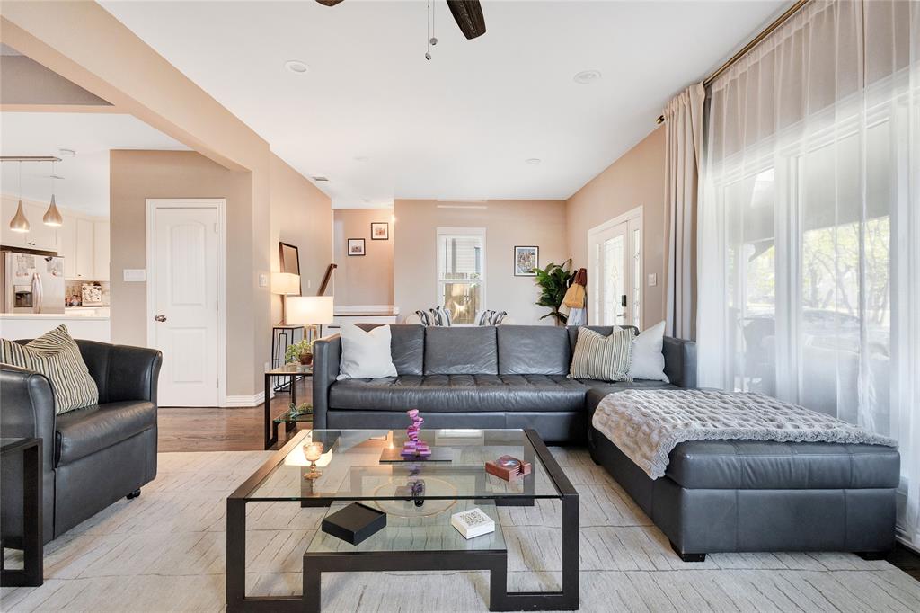 828 Elsbeth Street Dallas, TX 75208 - Photo 4 of 35 a living room with furniture and a large window