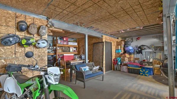 a view of a lake with a beach