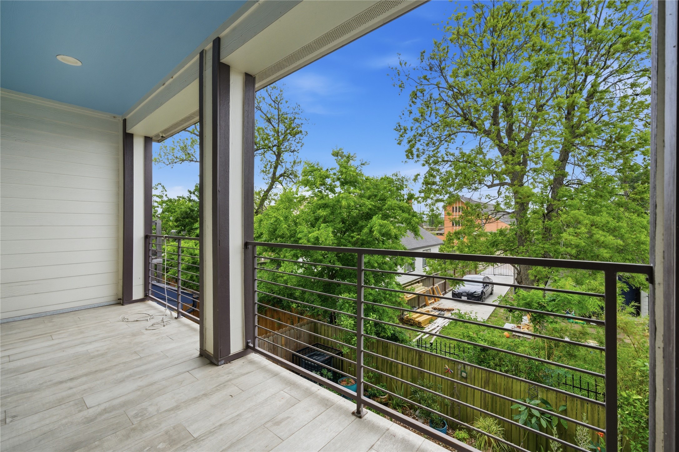 4412 New Orleans Street, Unit B Houston, TX 77020 - Photo 32 of 42 From the secondary bedroom, you can access this balcony to rest and relax.