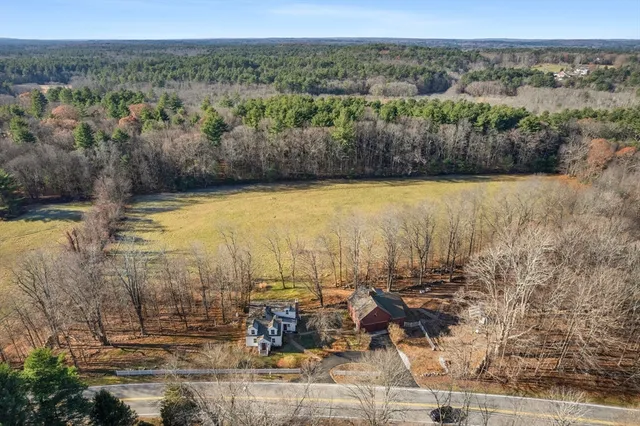 a view of a lake with mountains in the background