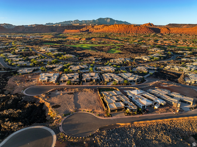 0 St. George, UT 84770 - Photo 9 of 25 Residential development with a golf course, surrounded by mountainous terrain