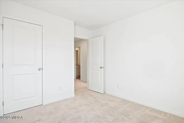 a view of an empty room