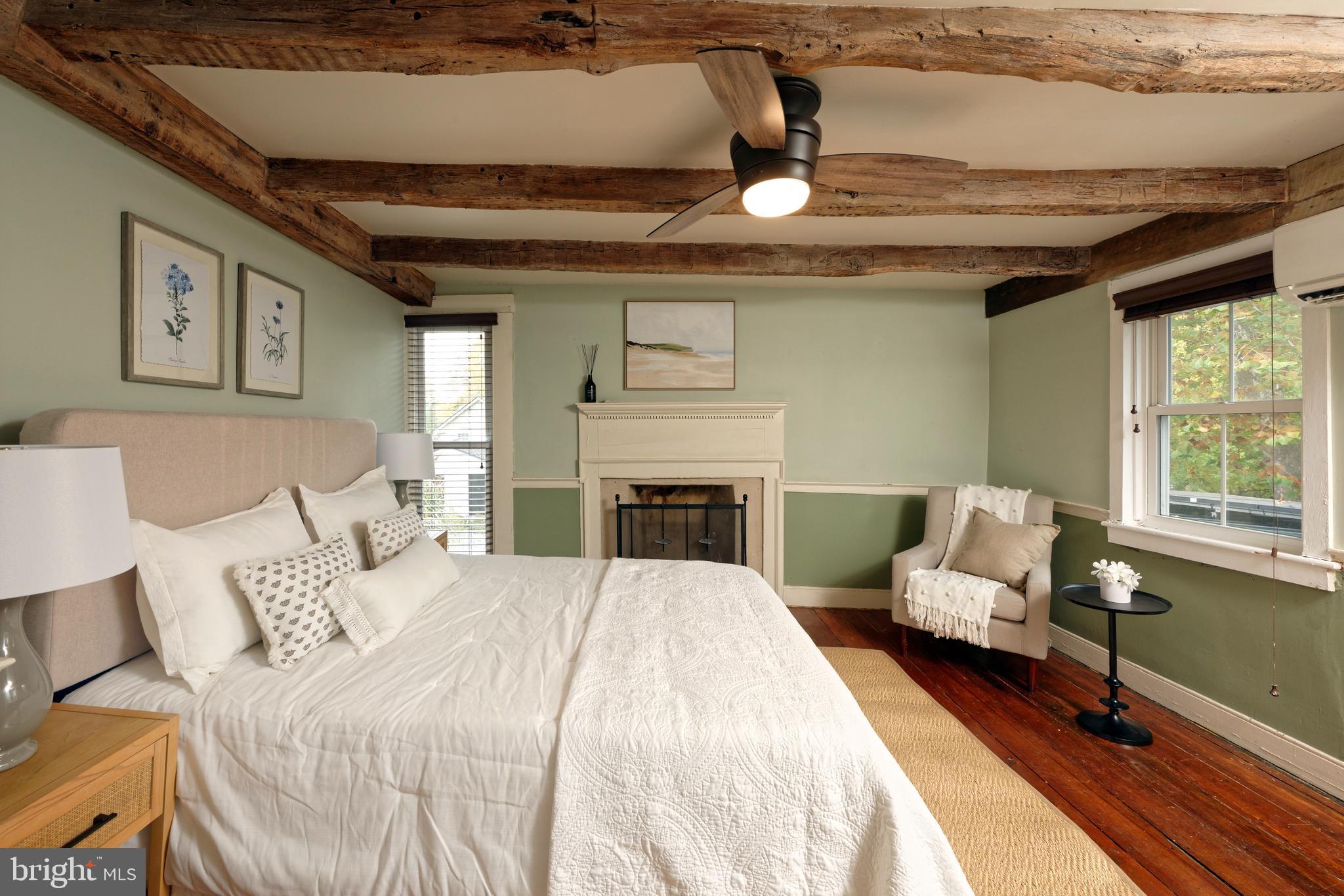 21091 Unison Road Middleburg, VA 20117 - Photo 29 of 65 Primary BR has original fireplace (non-working)