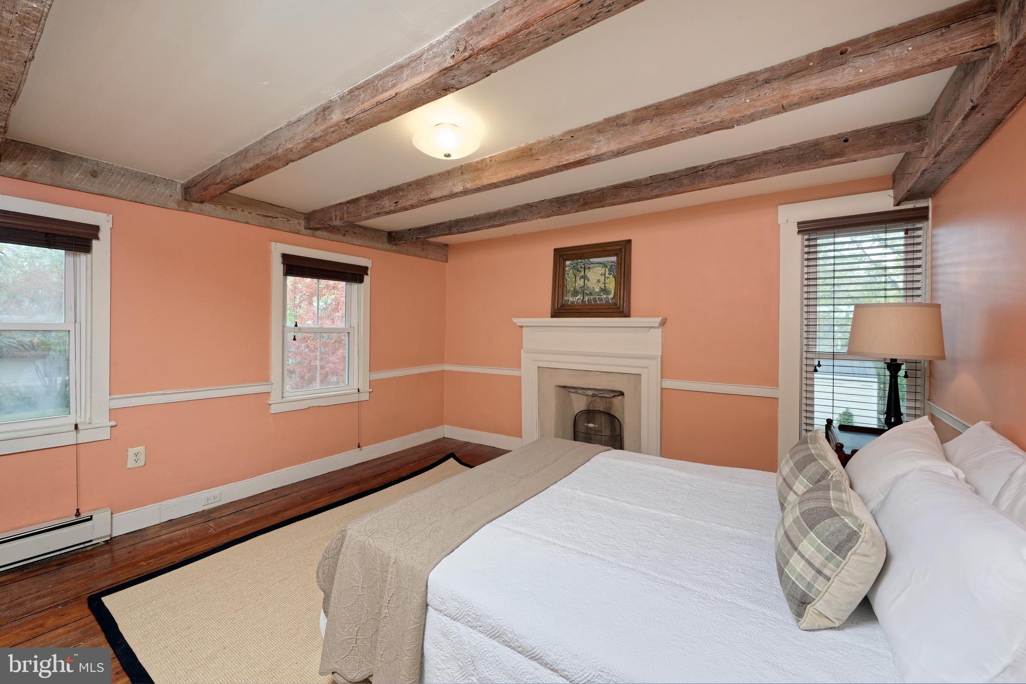 21091 Unison Road Middleburg, VA 20117 - Photo 34 of 65 Guest BR #2 has original fireplace (non-working)