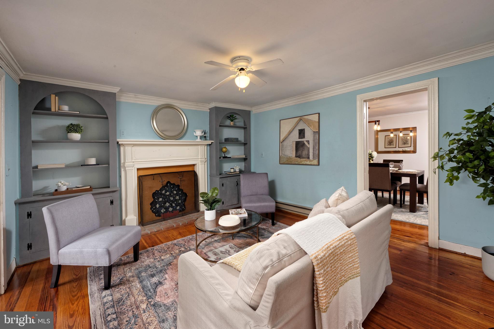 21091 Unison Road Middleburg, VA 20117 - Photo 10 of 65 Living room opens to the home office & dining room