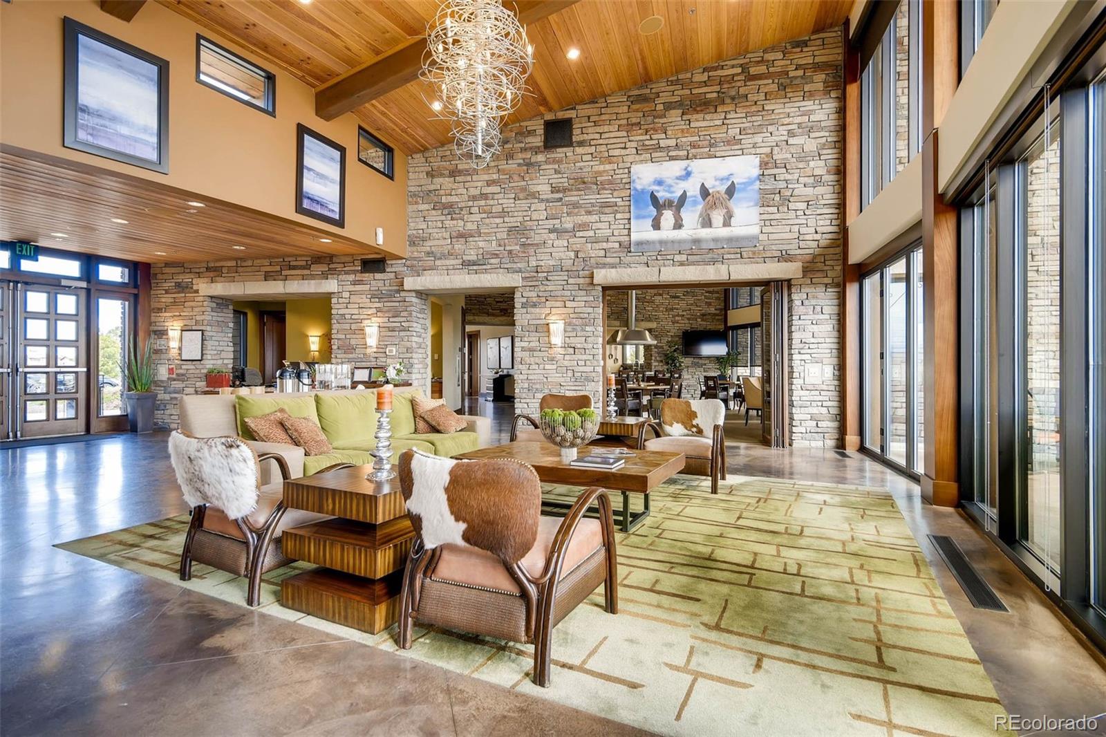 10414 Maplebrook Way Highlands Ranch, CO 80126 - Photo 35 of 45 a view of a lobby with furniture and outdoor seating