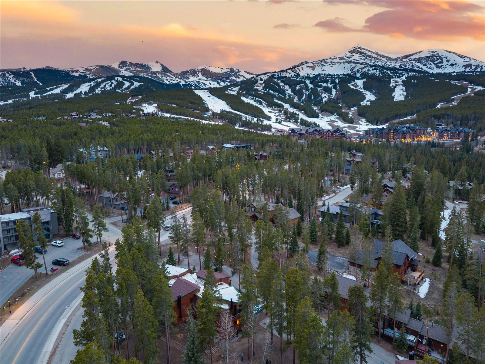 1140 Ski Hill Road, Unit 27 Breckenridge, CO 80424 - Photo 2 of 26 a view of city and mountain