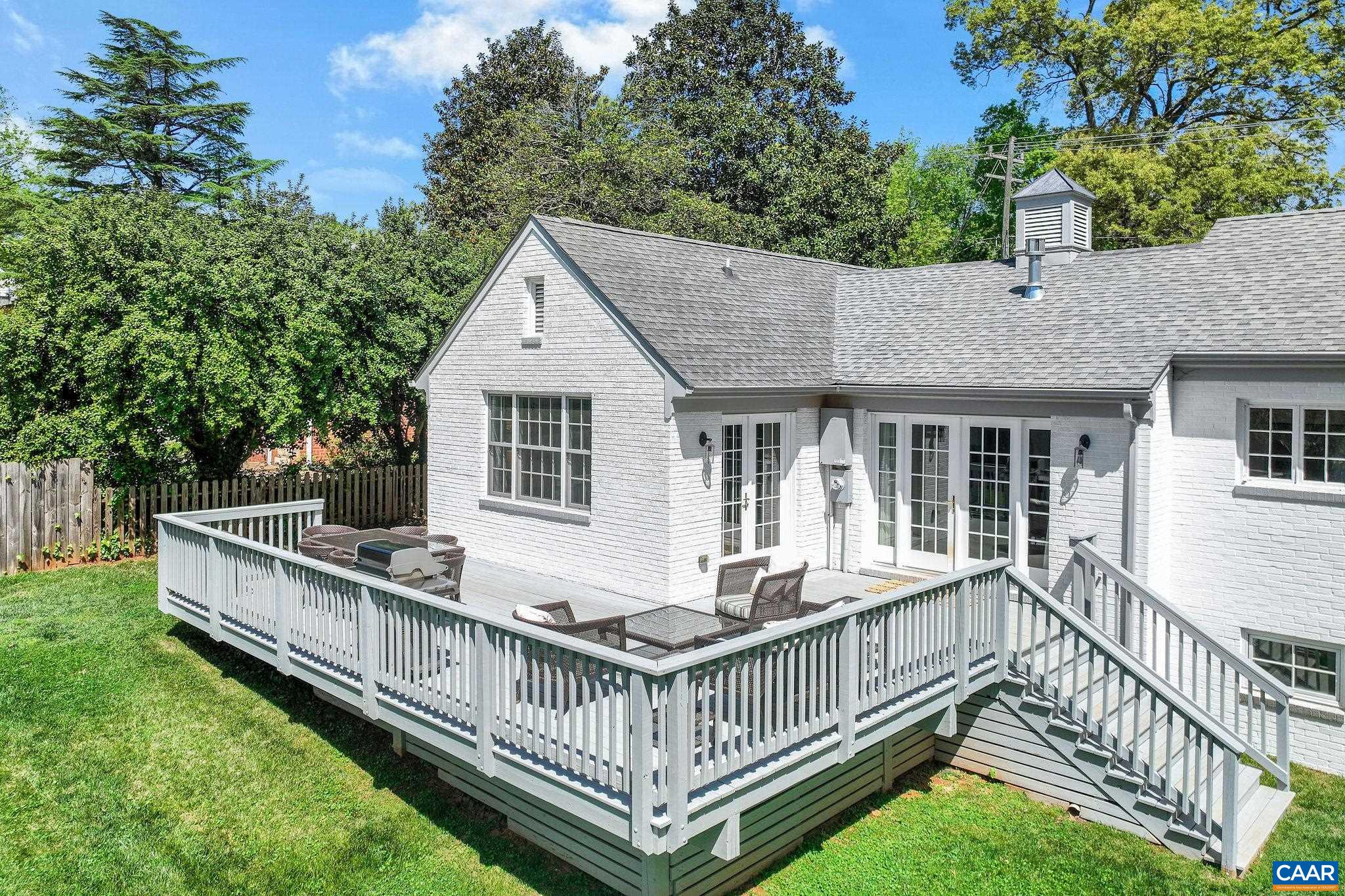 1504 Rugby Avenue Charlottesville, VA 22903 - Photo 42 of 51 a view of a house with a deck and deck