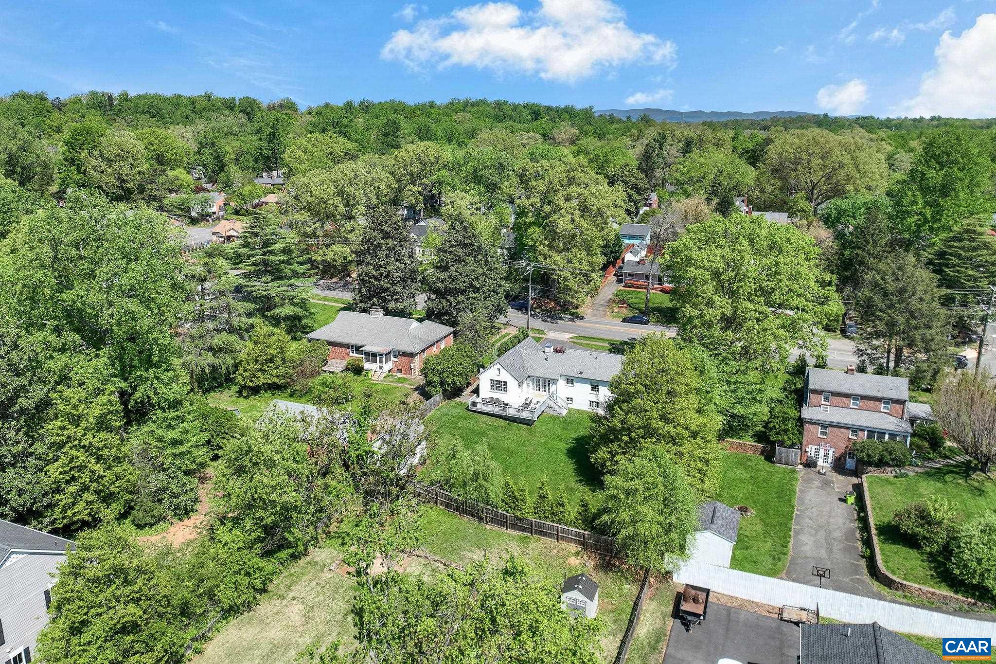 1504 Rugby Avenue Charlottesville, VA 22903 - Photo 49 of 51 an aerial view of a house with a yard