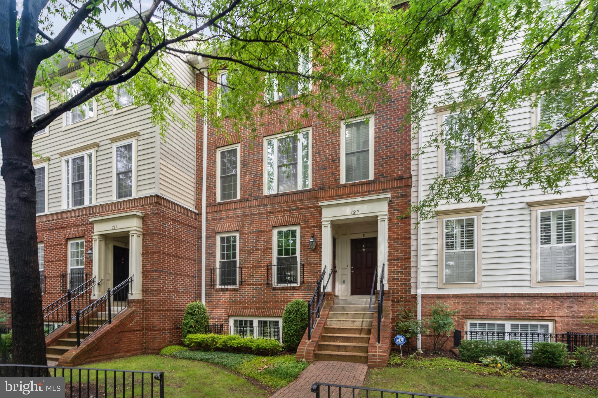 729 Massey Lane, Unit B Alexandria, VA 22314 - Photo 1 of 35 Front Elevation