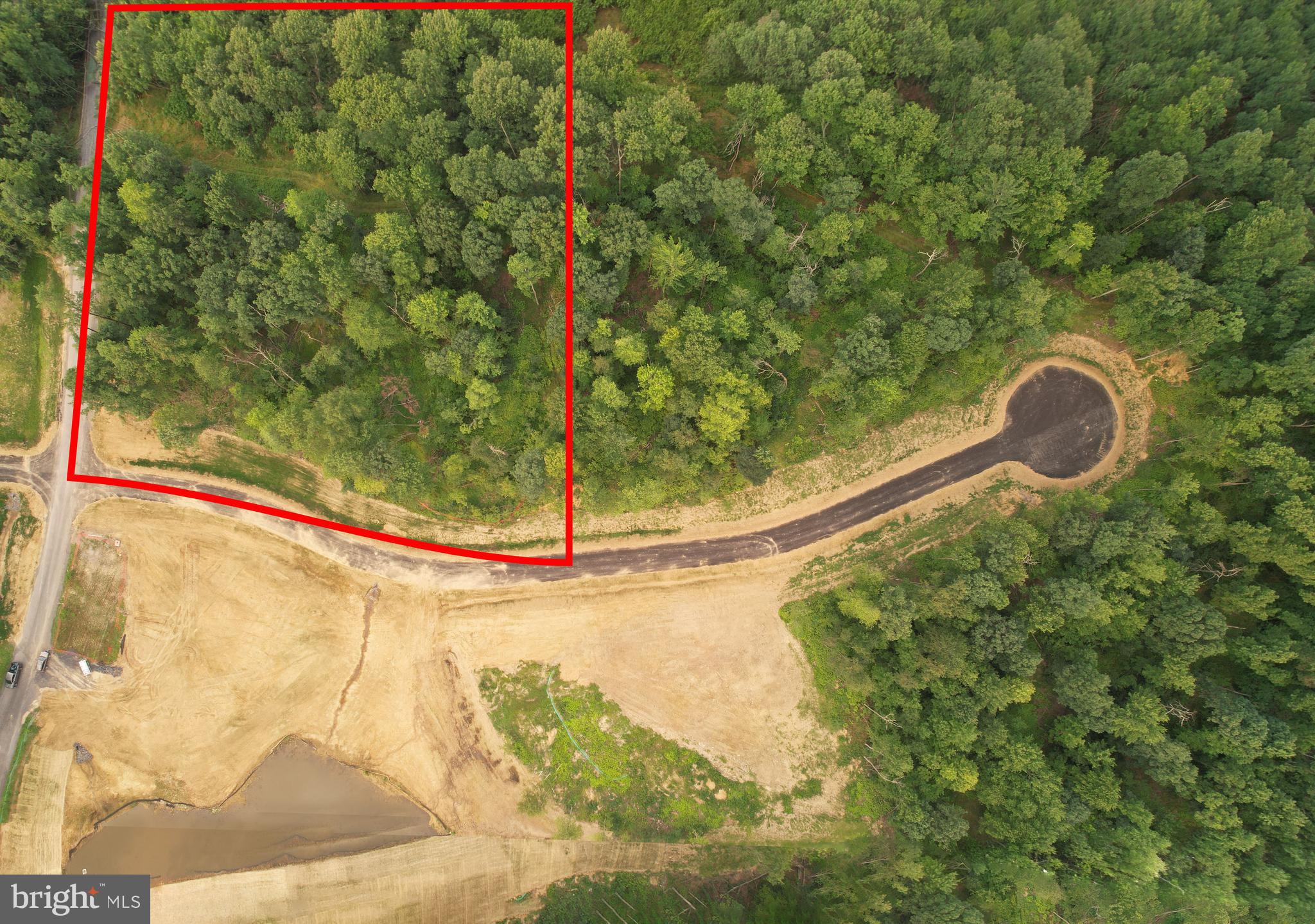 Lot 1-on Decker Valley Road Spring Mills, PA 16875 - Photo 2 of 21 Red line for visual purpose, not actual lot lines.