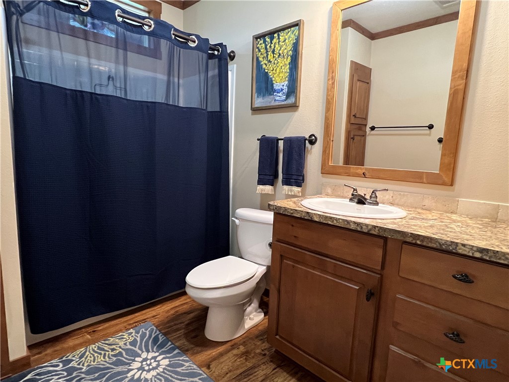 1385 Bego Road Goliad, TX 77963 - Photo 31 of 44 Second bathroom with tub shower combo