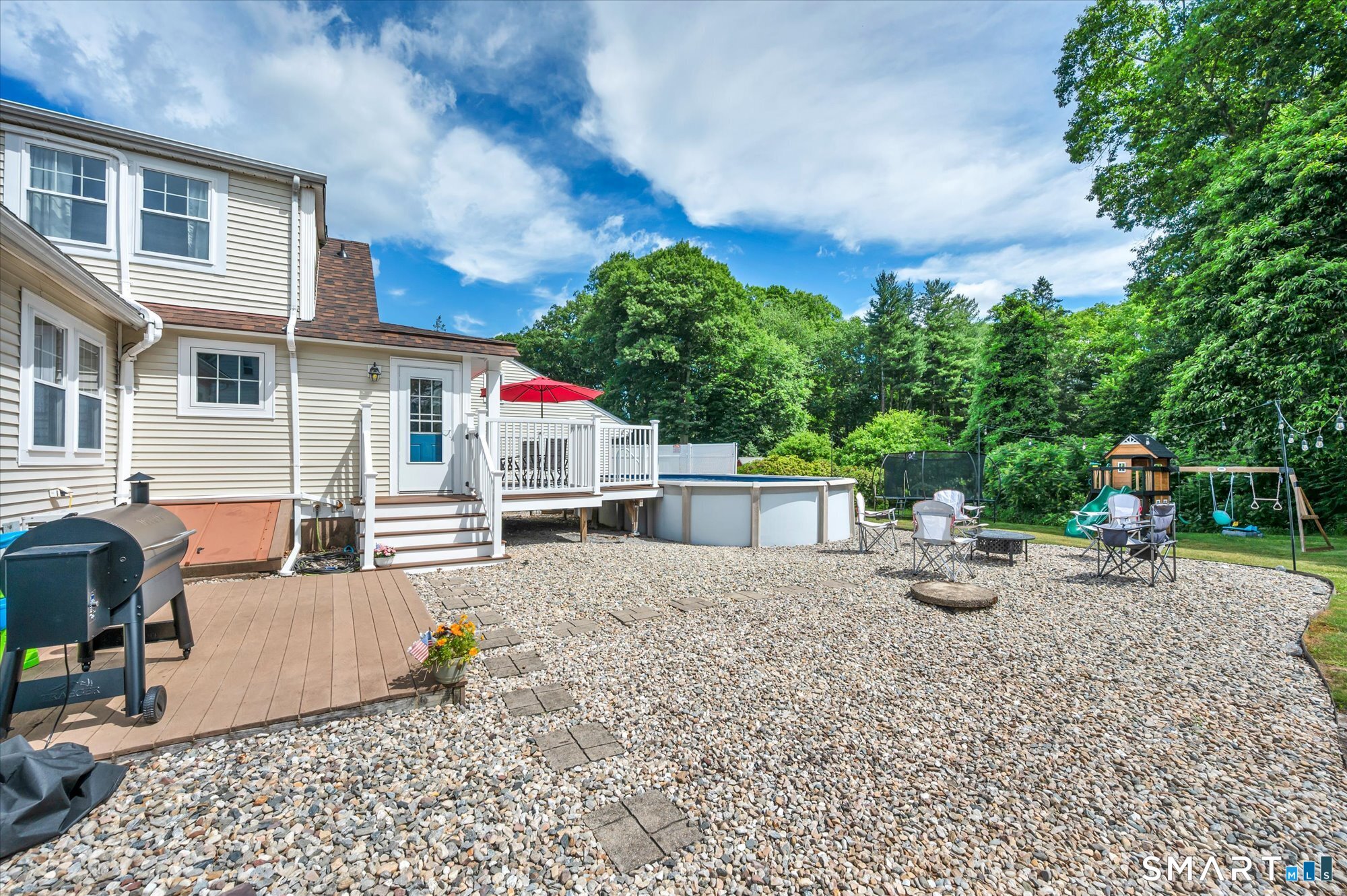 32 Franklin Road Cromwell, CT 06416 - Photo 32 of 40 32 Franklin - Back Yard Paradise with large pool, 2 decks