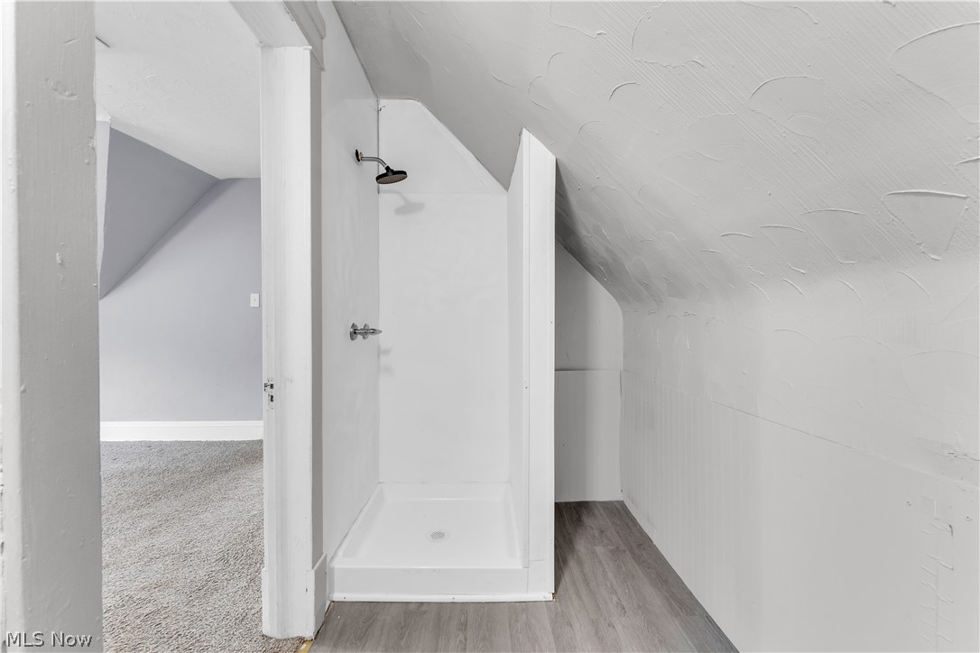 13609 Blenheim Road Cleveland, OH 44110 - Photo 9 of 20 Hall with vaulted ceiling and carpet
