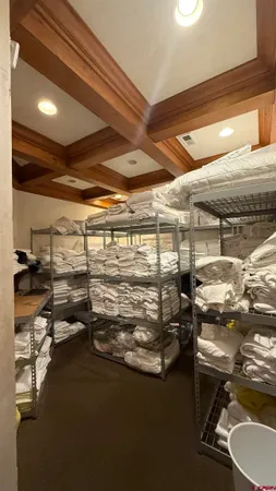 a room with gym equipment