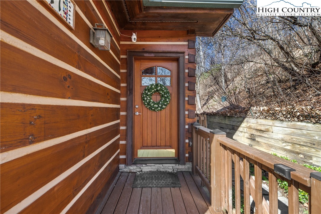 217 Rainbow Ridge Road Zionville, NC 28698 - Photo 10 of 46 a view of balcony with wooden floor