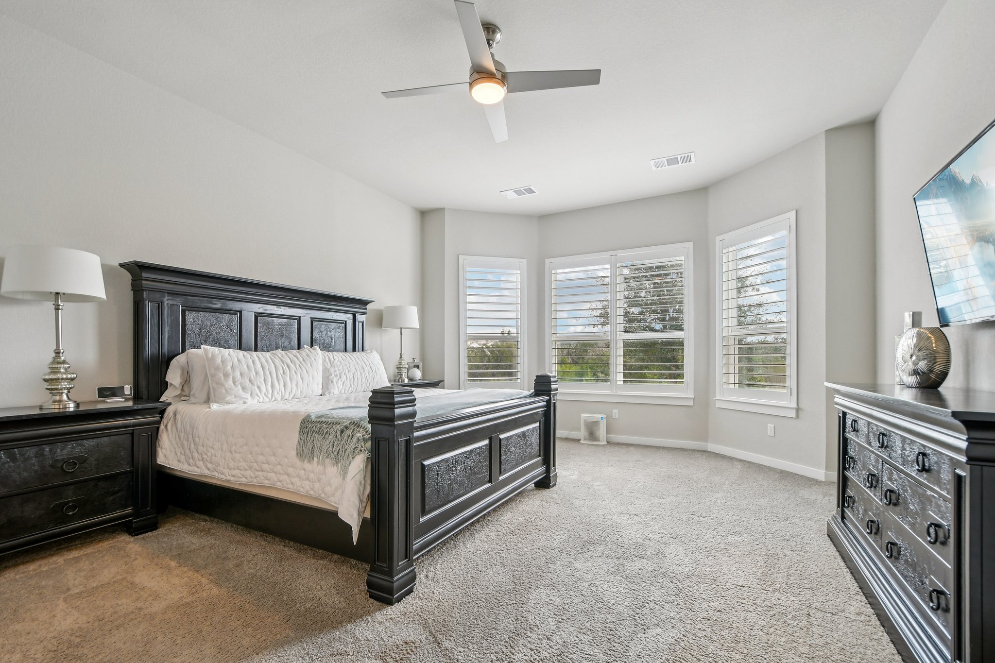 520 Hazy Hills Loop Dripping Springs, TX 78620 - Photo 4 of 27 Retreat to your private, first-floor bedroom designed for ultimate relaxation and comfort.