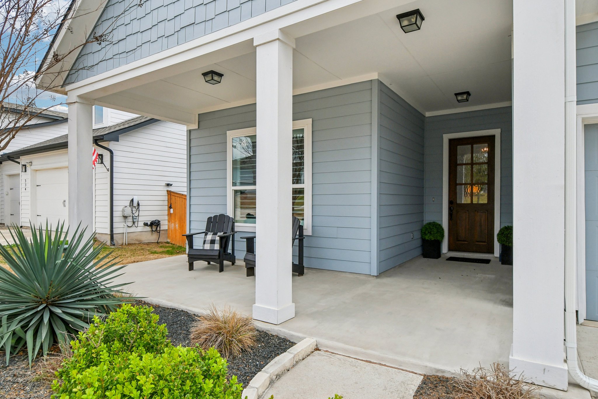 520 Hazy Hills Loop Dripping Springs, TX 78620 - Photo 8 of 27 A beautifully designed residence nestled in the premier Headwaters at Barton Creek community. This stunning 2019 build offers an exceptionally private Hill Country retreat on a highly desirable 0.201-acre dual-greenbelt lot. Experience unmatched natural tranquility with a rare lot placement featuring no immediate neighbors behind or on one side.